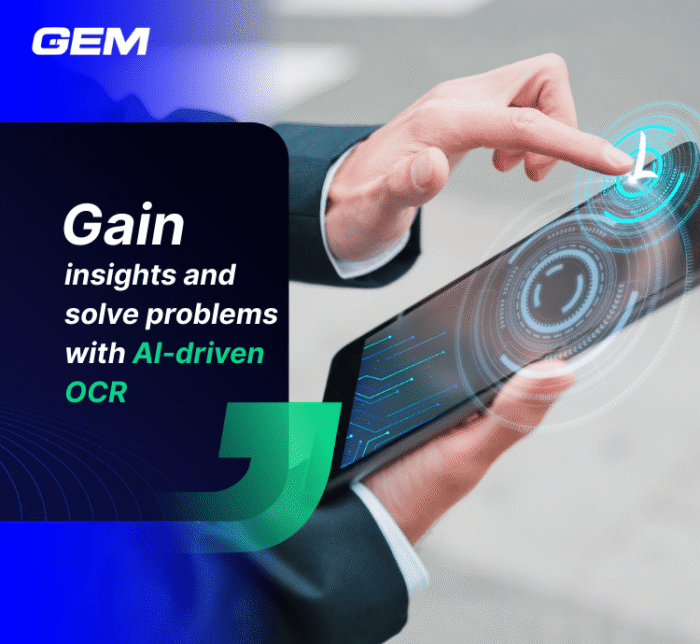 gain insights and solve problems with AI driven OCR