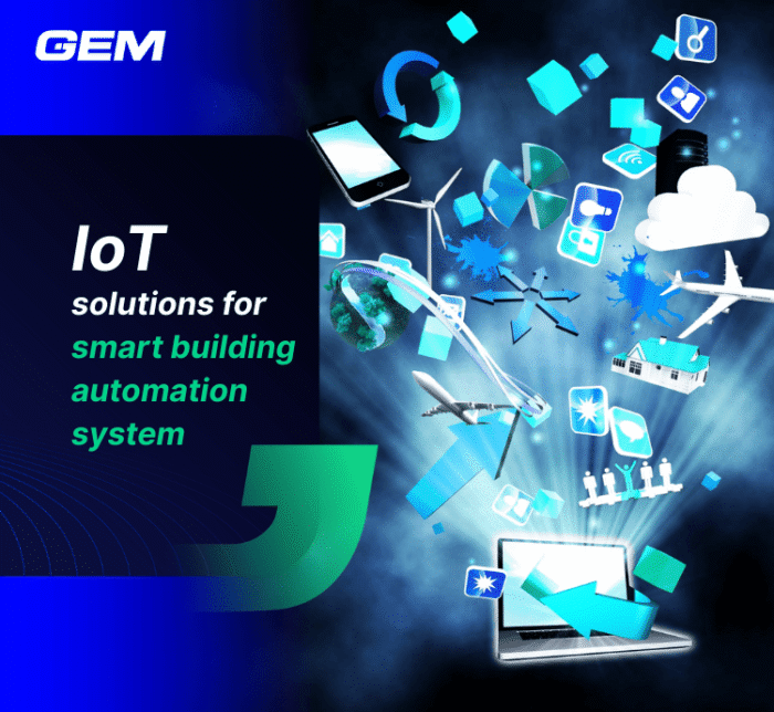 IoT solutions for smart building automation system