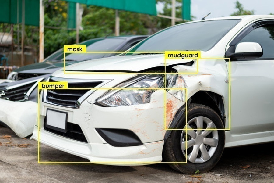 using AI to scan images to determine vehicle damage