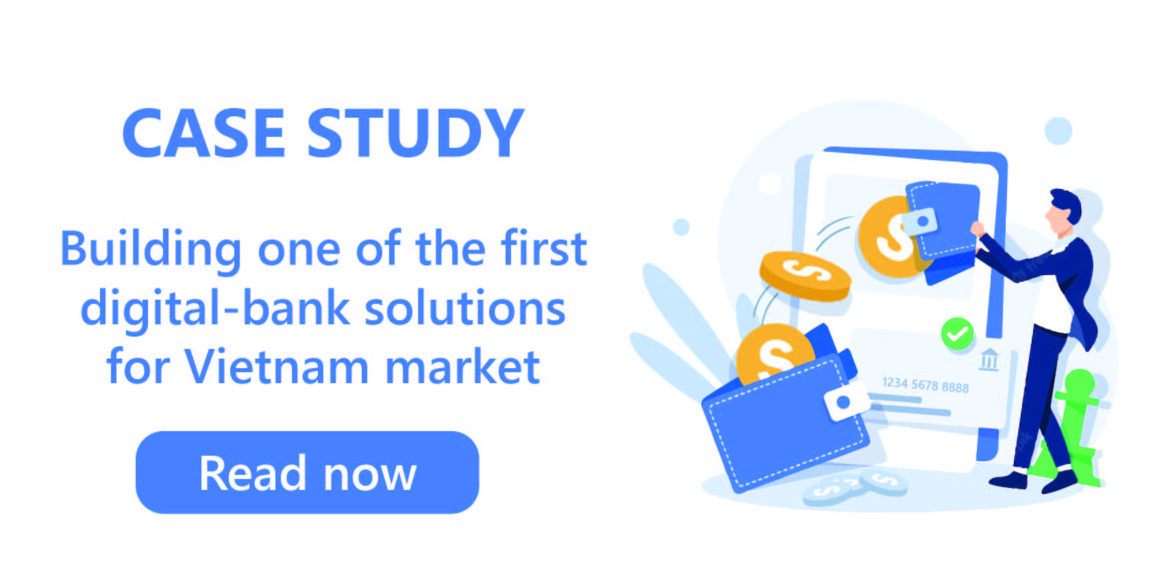 photo illustrating GEM's digital-only bank solutions for the Vietnam market