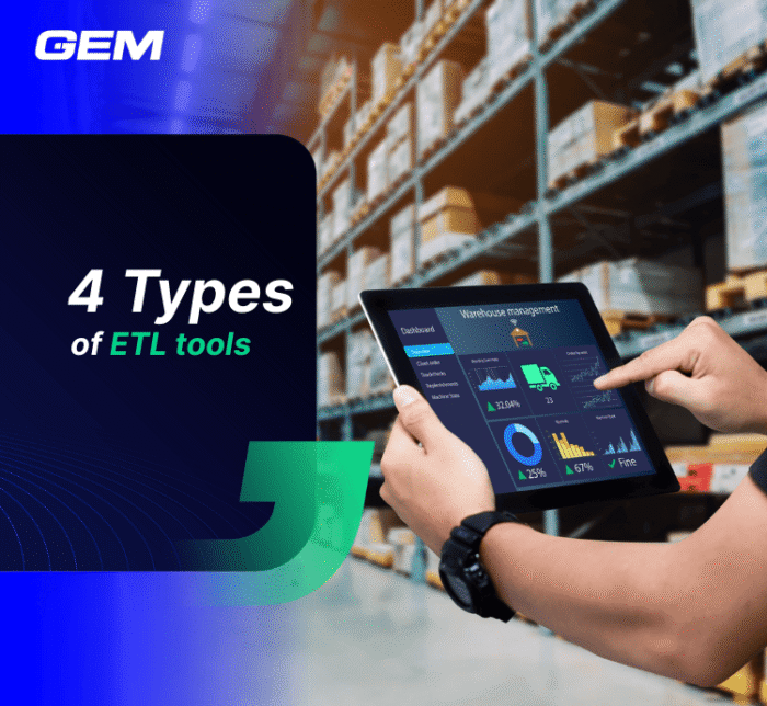 4 types of ETL tools
