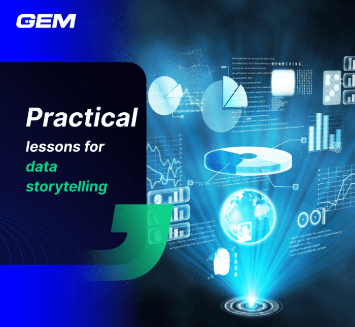 Practical lessons for data storytelling