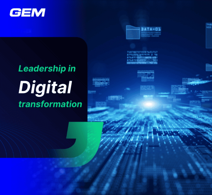 Leadership in digital transformation