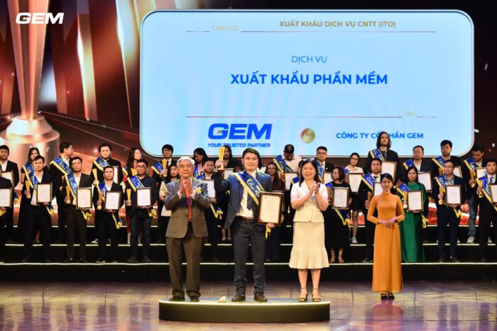 GEM affirms its position with 2024 Sao Khue Award for Excellent IT Outsourcing Service