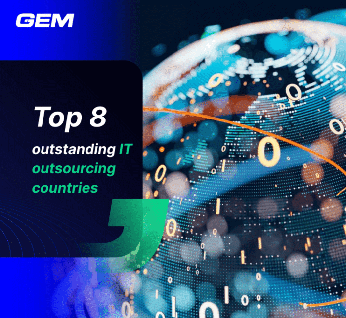 Top 8 outstanding IT outsourcing countries