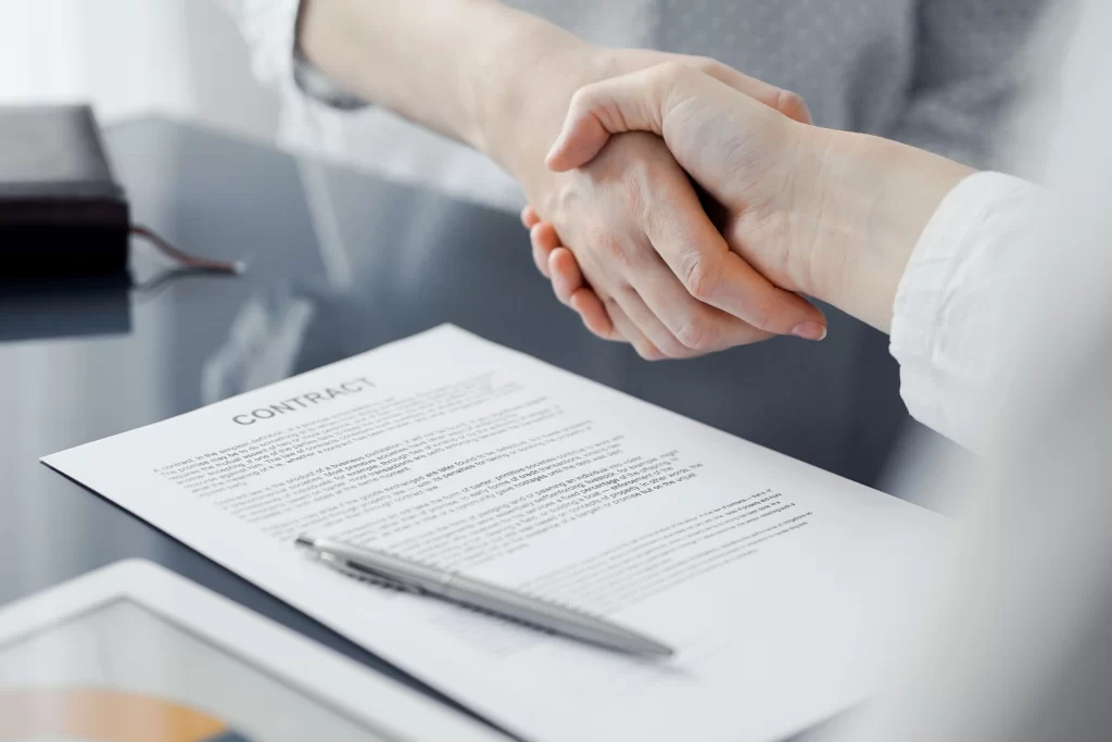 signing an agreement with an it outsourcing partner