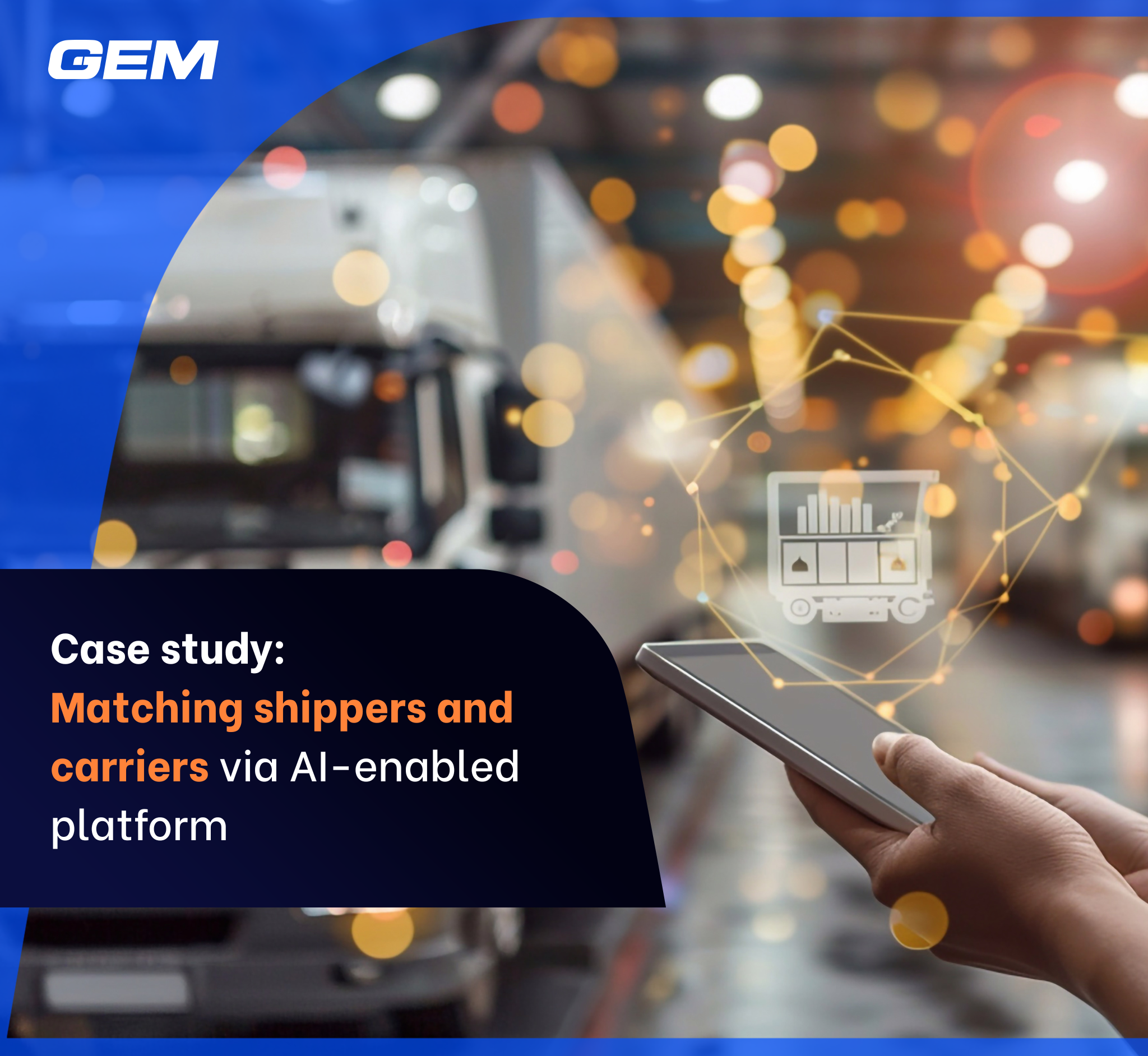 Matching shippers and carriers via AI enabled platform