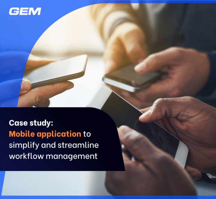 Mobile application to simplify and streamline workflow management