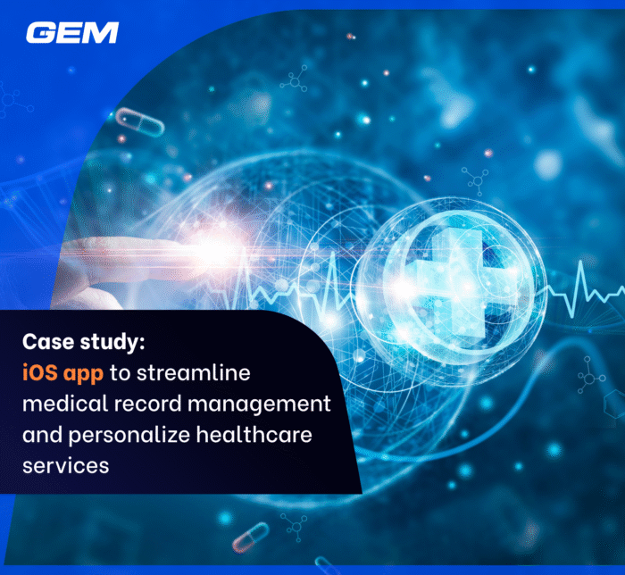 iOS healthcare app to streamline record management and personalize services
