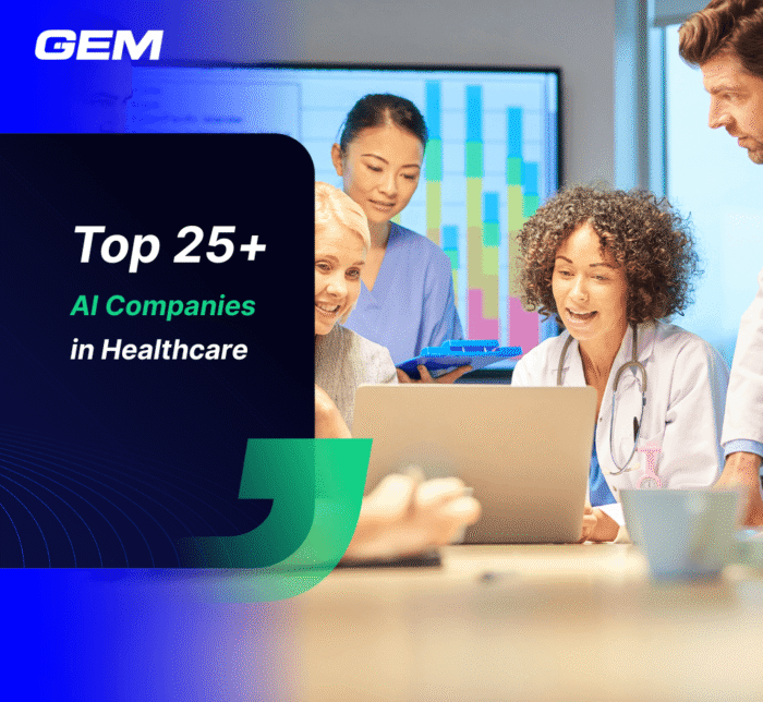 Top 25+ Top AI Companies in Healthcare (2025 Version)