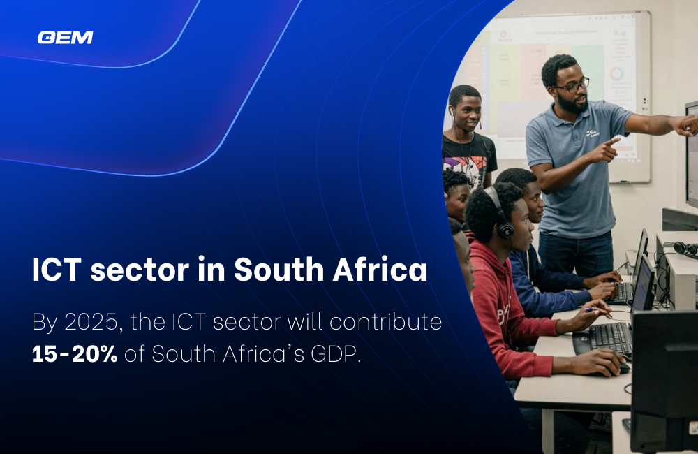 Top 15+ IT service companies in South Africa Thumb: By 2025, the ICT sector will contribute 15-20% of South Africa's GDP.