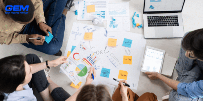 set up communication and project cadence
