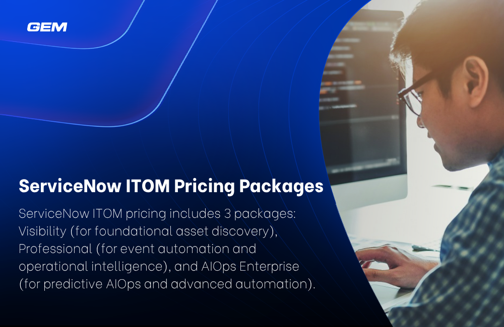 ServiceNow ITOM Pricing & Implementation Costs Licensing, TCO & ROI ServiceNow ITOM Pricing & Implementation Costs Licensing, TCO & ROI