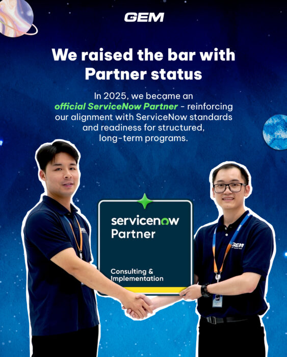 GEM is the Official C&I partner of ServiceNow