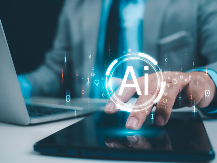 AI accelerators 2026_AI icon with business man