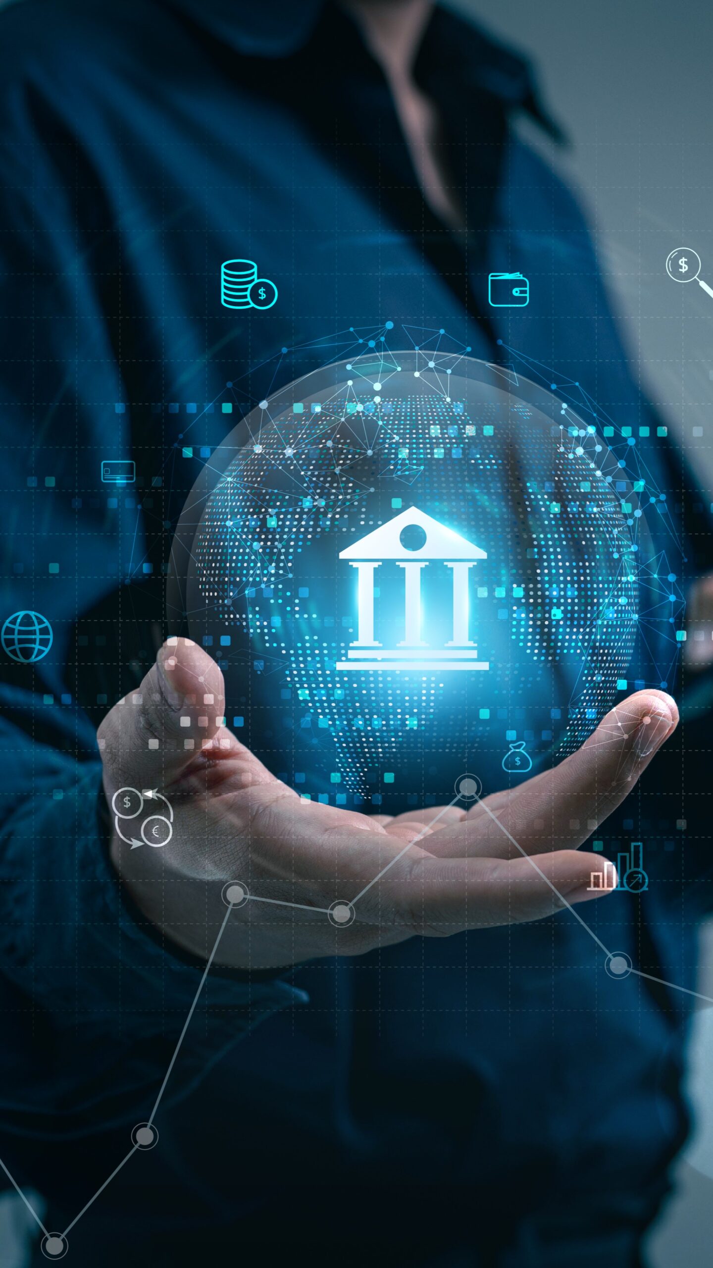 finance banking ideas male executive with experience global banking stock mutual fund investing retirement planning business strategy networking blockchain