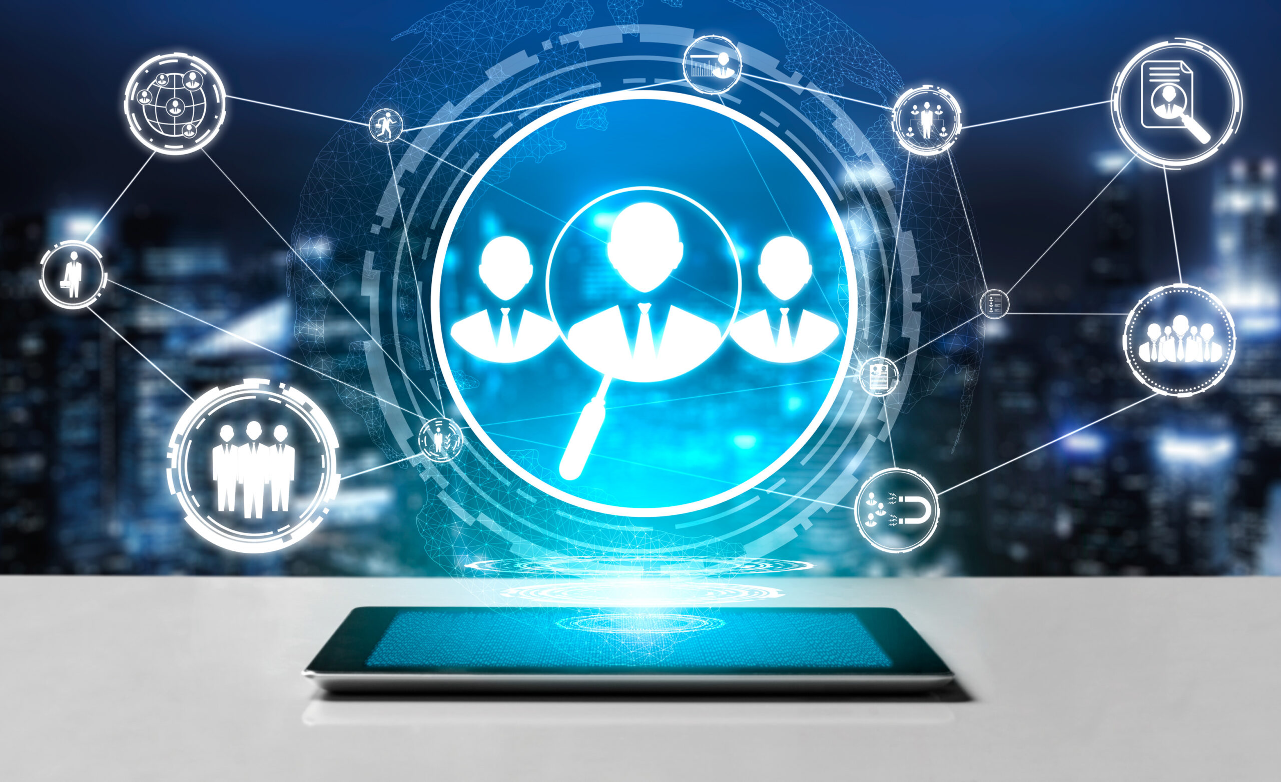 Human Resources and People Networking Concept