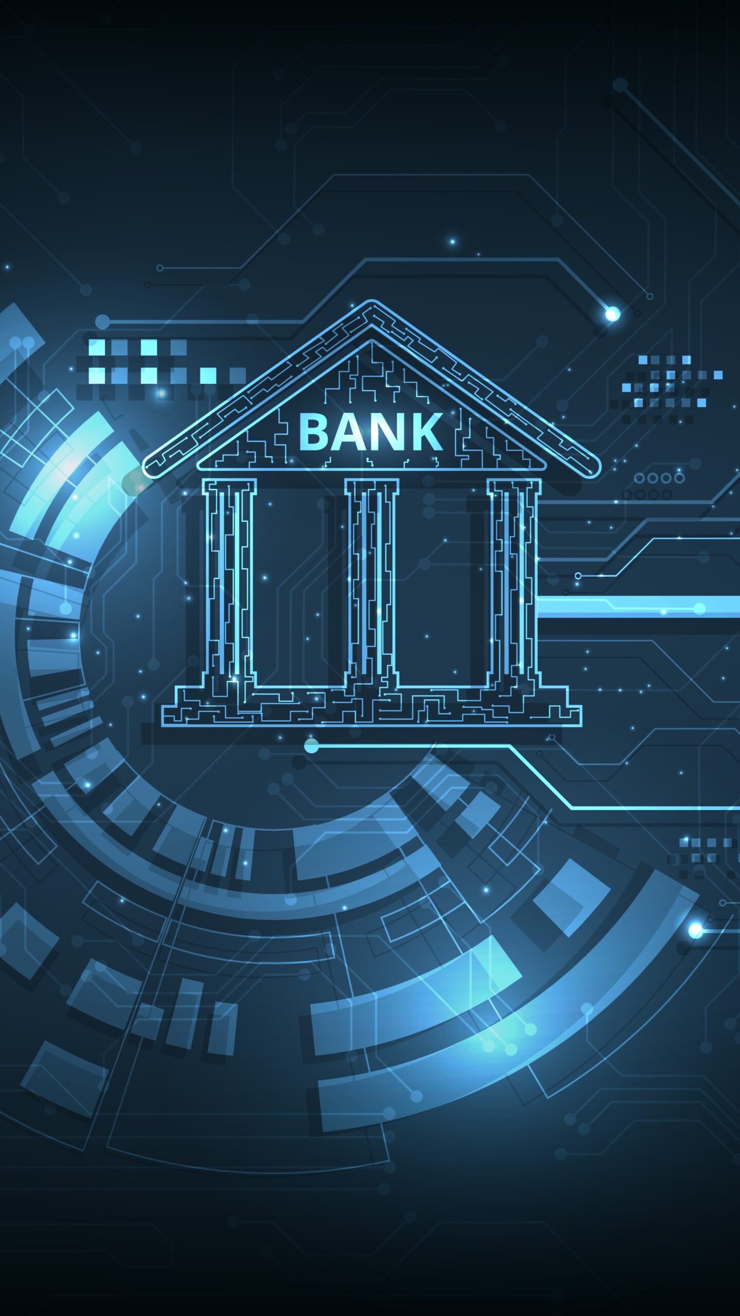Internet Banking Technology concept.