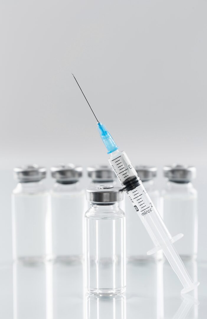preventive coronavirus vaccine bottle assortment