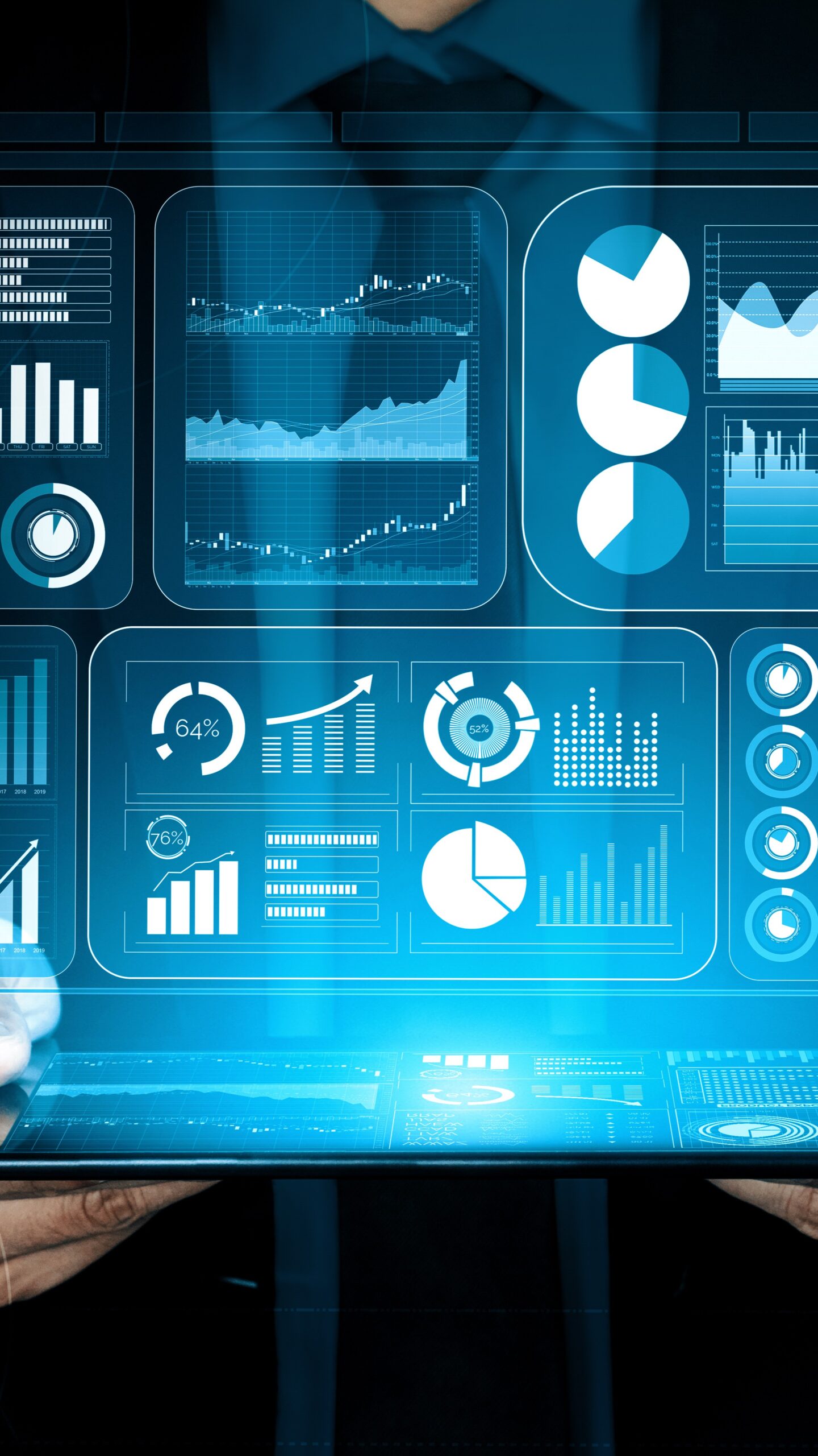 big data technology business finance concept uds