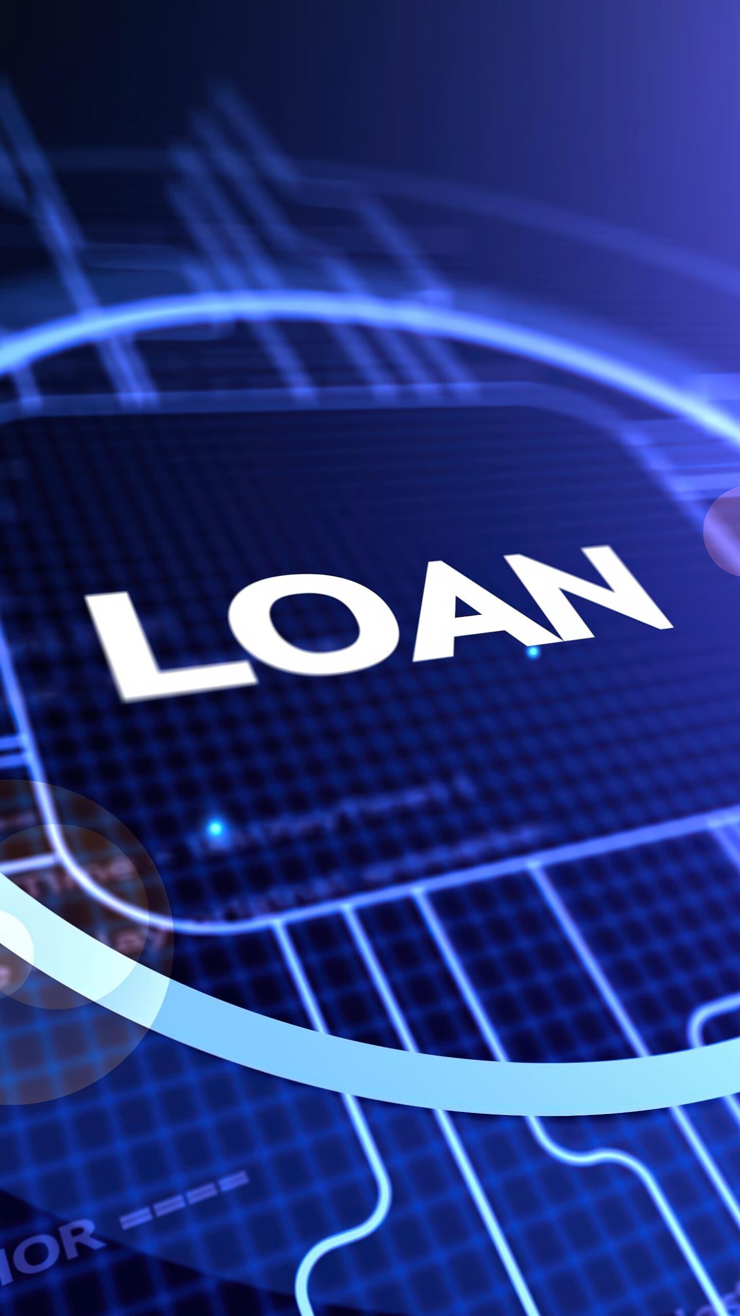Loan Finance Digital Technology Background