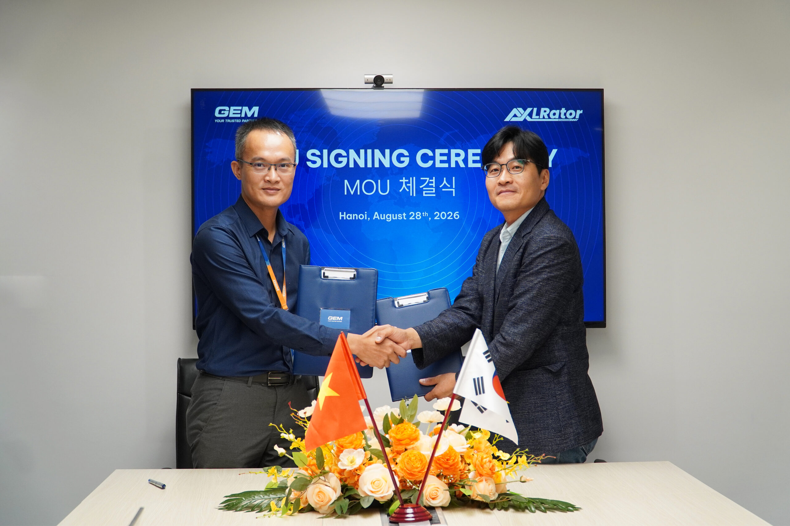GEM Corporation - Axlrator Mou signing