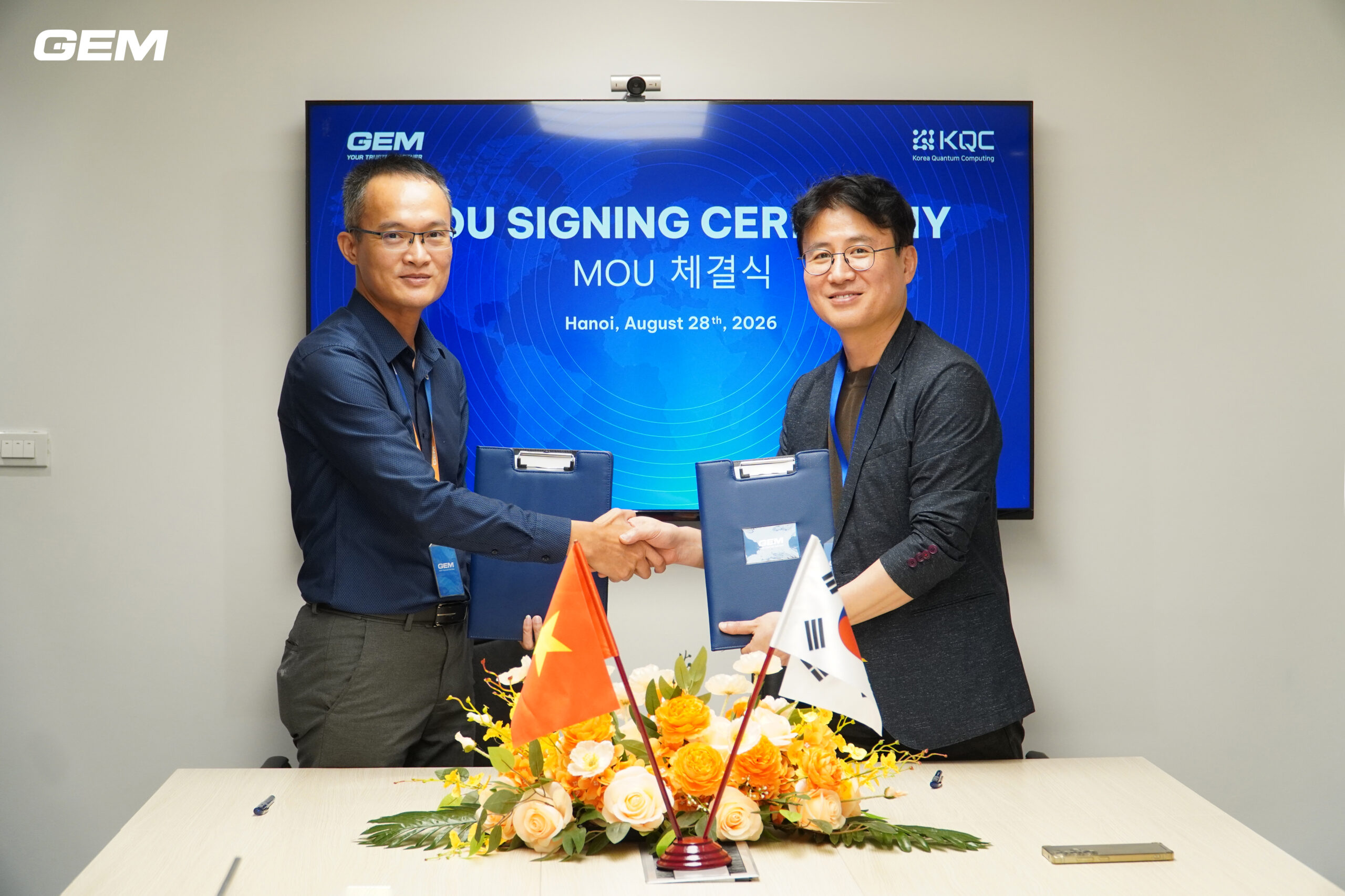 GEM Corporation and Korean Quantum Computing collaboration