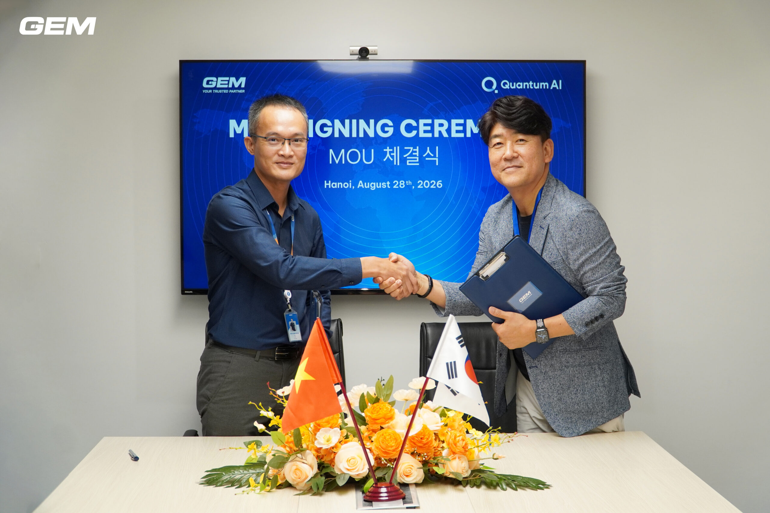 GEM-quantumAI MOU signing